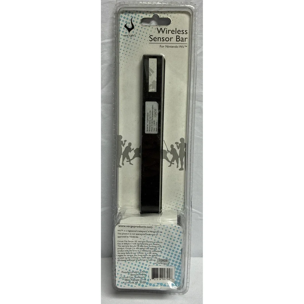 VERGE Wireless Sensor Bar for Wii, NEW SEALED